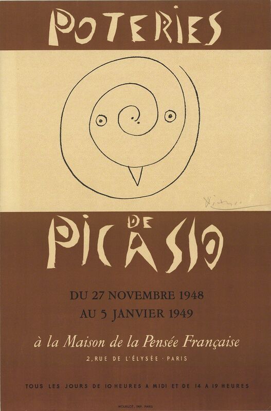 Pablo Picasso, ‘Posteries De Picasso’, 1948, Posters, Stone Lithograph, ArtWise