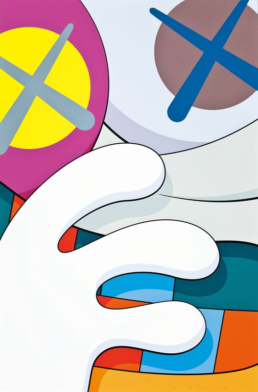 KAWS, ‘Blame Game  (2 works)’, 2014, Print, Screenprint in color on saunders waterfold paper, Seoul Auction