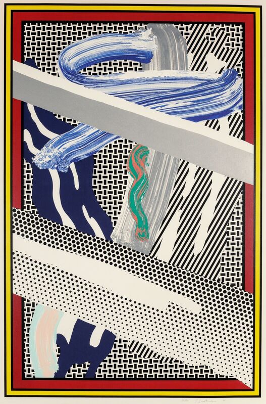 Roy Lichtenstein, ‘Reflections on Expressionist Paintings, from The Carnegie Hall 100th Anniversary Portfolio’, 1991, Print, Screenprint and lithograph in colors with encaustic wax on Saunders Waterford paper, Heritage Auctions