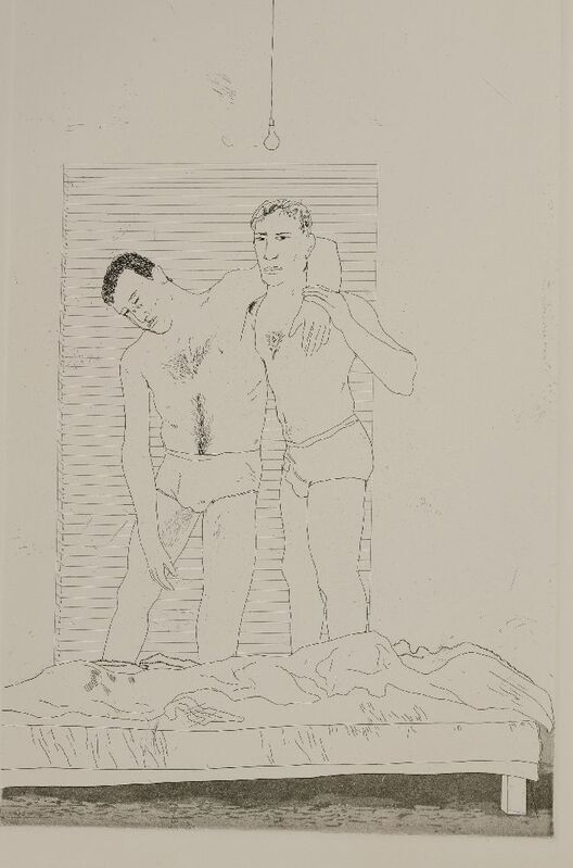 David Hockney, ‘One Night (Sac 55)’, 1966, Print, Etching, Sworders