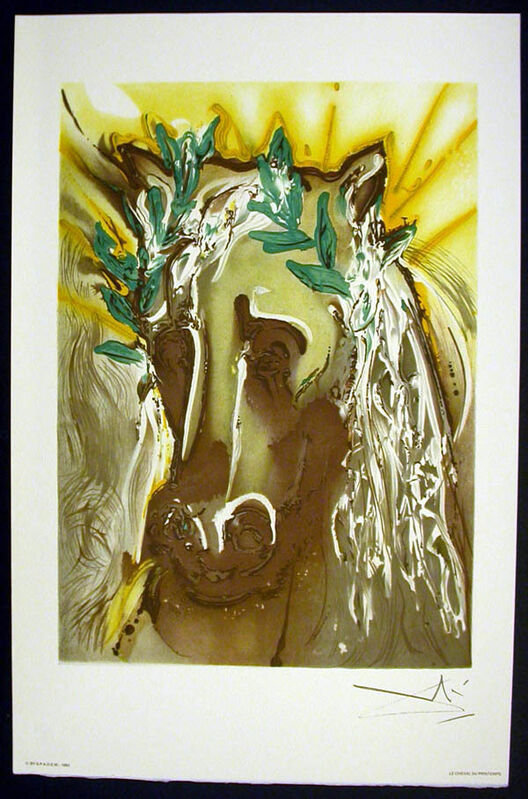 Salvador Dalí, ‘Le Cheval Du Printemps’, 1983, Print, Lithograph on vélin d'Arches paper, Samhart Gallery