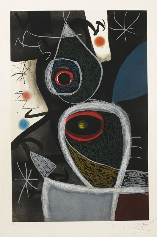 Joan Miró, ‘Le Somnambule (D. 656)’, 1974, Print, Etching and aquatint printed in colors, Sotheby's