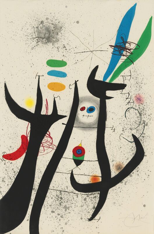 Joan Miró, ‘La femme arborescente’, 1974, Print, Etching and aquatint in colours on Arches wove paper, Christie's