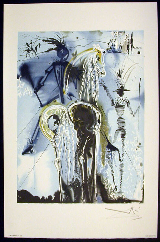 Salvador Dalí, ‘Don Quichotte’, 1983, Print, Lithograph on vélin d'Arches paper, Samhart Gallery