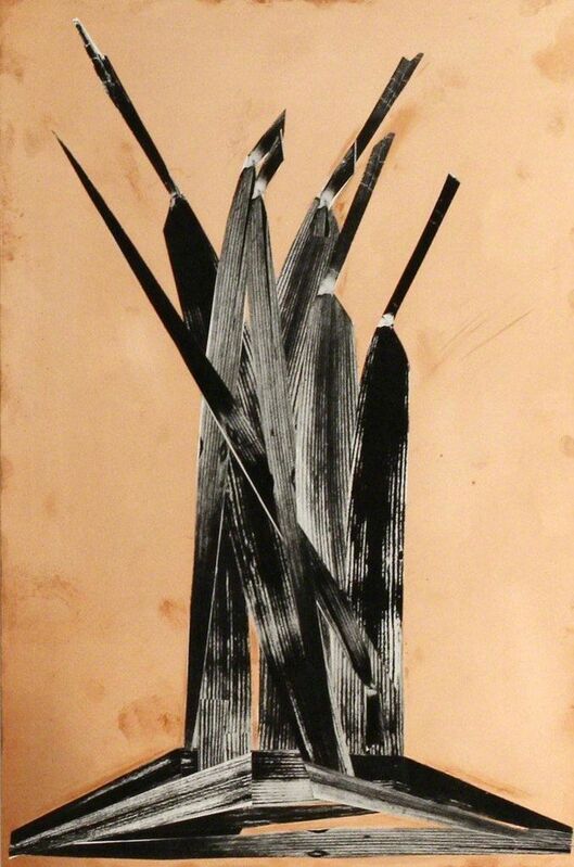 Frauke Dannert, ‘untitled’, 2012, Drawing, Collage or other Work on Paper, Paper collage on copper, Galerie Rupert Pfab