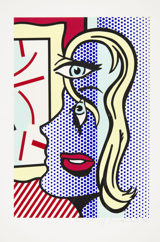 Roy Lichtenstein, ‘Art Critic’, 1996, Print, Original screenprint in seven colors (white, light blue, light green, light yellow, dark red, dark blue, black) in seven runs from seven screens on 300-gram Somerset textured wove paper, Galerie d'Orsay