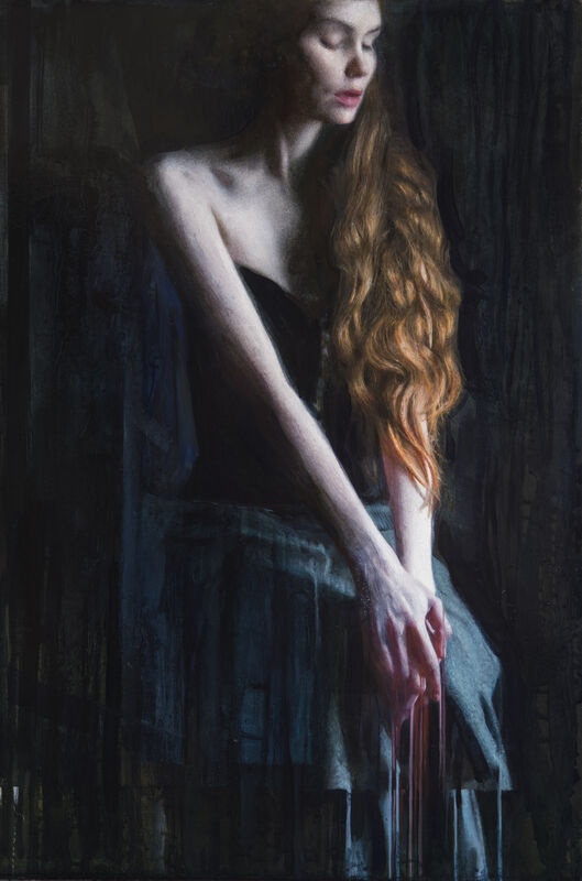 Viktoria Savenkova, ‘Anticipation’, 2021, Painting, Oil on wood, 33 Contemporary