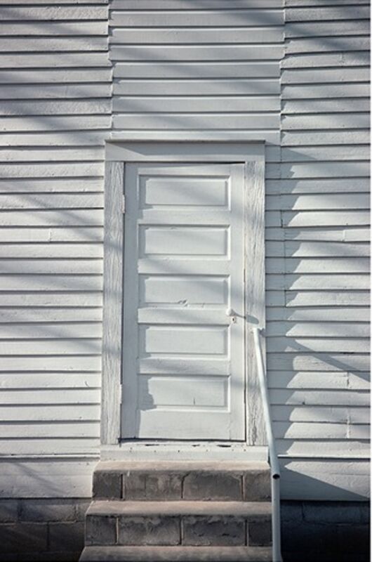 William Christenberry, ‘Door, Havana, Methodist Church, Alabama’, 1976, Photography, Archival pigment print, Jackson Fine Art
