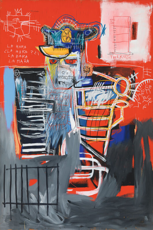 Jean-Michel Basquiat, ‘La Hara’, 1981, Painting, Acrylic and oilstick on wood panel, Guggenheim Museum