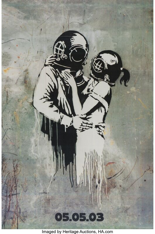 Banksy, ‘Blur "Think Tank" Promotional Poster’, 2003, Print, Offset lithograph in colors on paper, Heritage Auctions