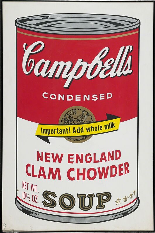 Andy Warhol, ‘New England Clam Chowder from Campbell's Soup II’, 1969, Print, Screenprint in colors, Rago/Wright/LAMA