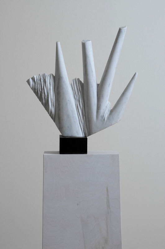 Caroline Ramersdorfer, ‘Indicator’, 2009, Sculpture, Colorado marble, sealed steel, C. Grimaldis Gallery
