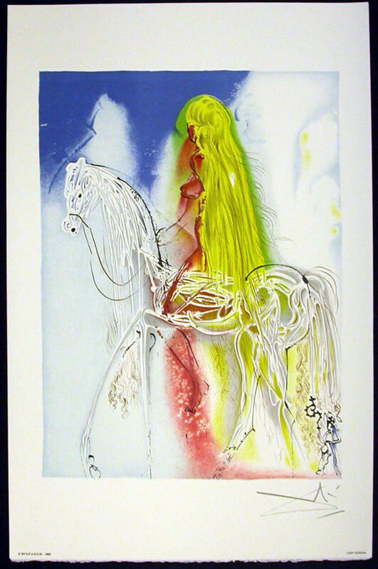 Salvador Dalí, ‘Lady Godiva’, 1983, Print, Lithograph on vélin d'Arches paper, Samhart Gallery