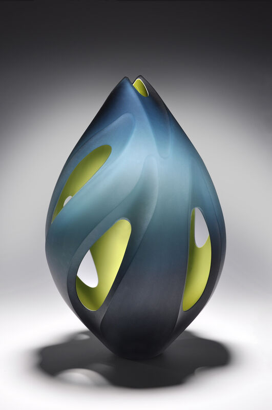 Zach Yuskanich, ‘Dark Blue/Green’, 2020, Sculpture, Glass, Studio E Gallery