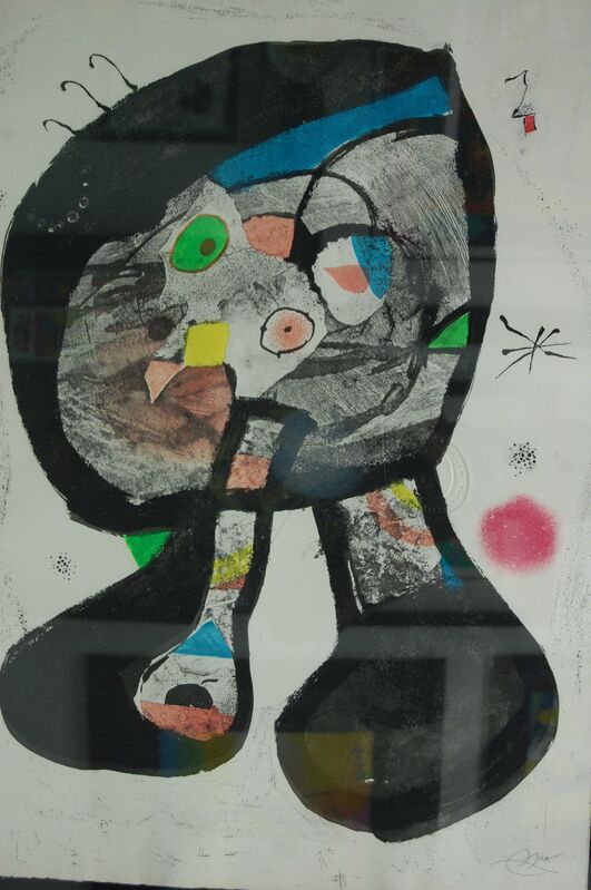 Joan Miró, ‘The Phantom of the Workshop ’, 1981, Print, Etching aquatint and lithograph in colors on Arches paper, Baterbys