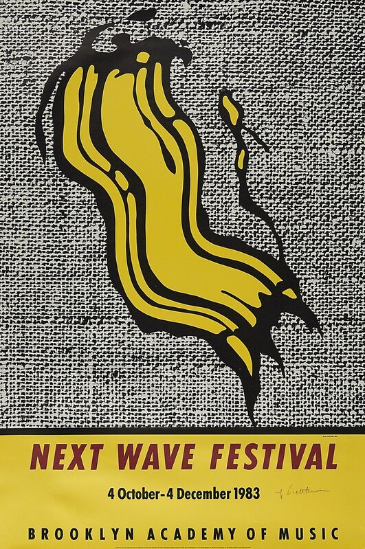 Roy Lichtenstein, ‘Next Wave Festival (Brooklyn Academy of Music Poster)’, 1997, Print, Offset lithograph in colors, Rago/Wright/LAMA