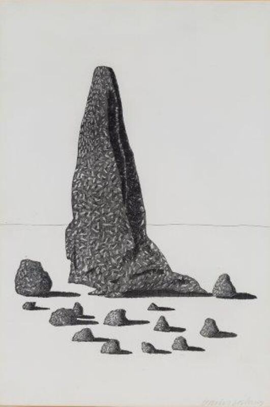 David Hockney, ‘The Sexton Disguised as a Ghost Stood Still as Stone [Tokyo 87]’, 1969, Print, Etching with aquatint on wove, Roseberys