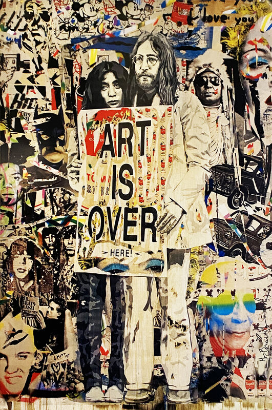 Mr. Brainwash, ‘'Art is Over (Here)'’, 2010, Print, Offset lithograph on satin poster paper., Signari Gallery
