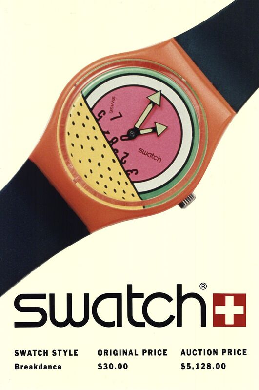 Keith Haring, ‘Swatch: Breakdance’, Ephemera or Merchandise, Offset Lithograph, ArtWise