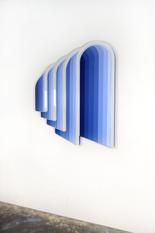 Jenna Krypell, ‘Arches’, 2020, Painting, MDF, resin and acrylic paint, Jonathan LeVine Projects