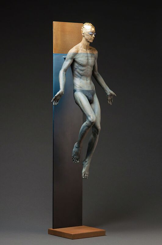Deon Duncan, ‘Blue Lotus’, 2014, Sculpture, Bronze, Cavalier Ebanks Galleries
