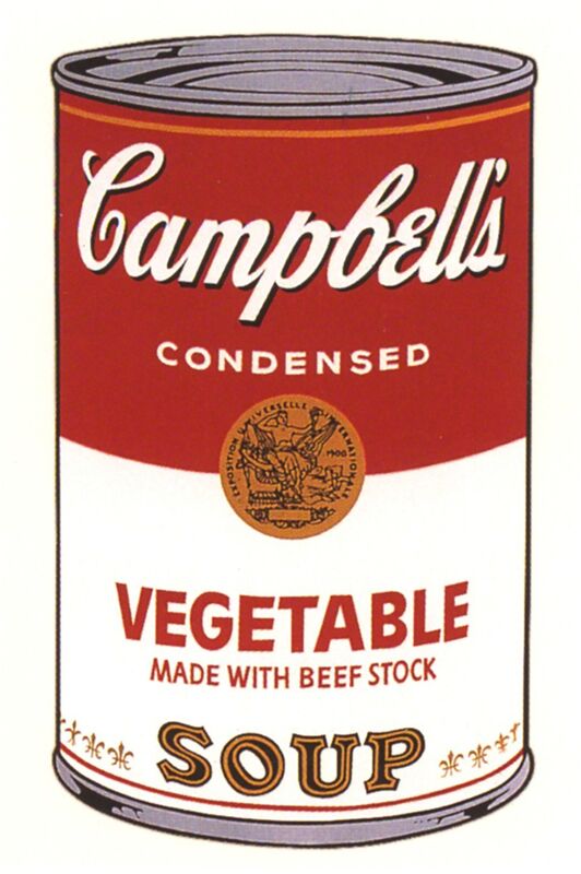 Andy Warhol, ‘Campbell's Soup I: Vegetable’, 1968, Drawing, Collage or other Work on Paper, Screenprint on paper, Andipa
