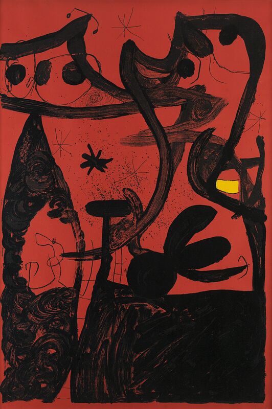 Joan Miró, ‘Defilé de mannequins en Chine’, 1969, Print, Colored Lithograph, Il Ponte