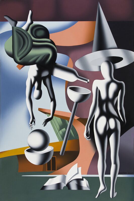Mark Kostabi, ‘The spirit of philosophy’, 2007, Painting, Oil on canvas, Galerie Christiane Vallé