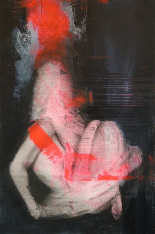 Virginie Bocaert, ‘Floated Body ’, 2016, Painting, Mixed media on board, Thompson Landry Gallery