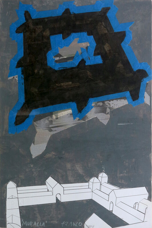 Jaime Franco, ‘Muralla’, 2014, Drawing, Collage or other Work on Paper, Mixed media on paper, Galeria El Museo 
