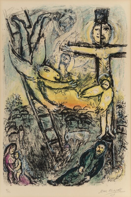 Marc Chagall, ‘Vision de Jacob’, 1971, Print, Lithograph in colors on Arches wove paper, Heritage Auctions