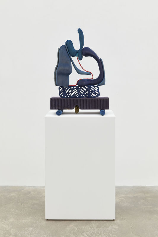 Matthew Ronay, ‘Petite Bacchanal Nocturnal ’, 2019, Sculpture, Basswood, dye, gouache, flocking, plastic, steel, cotton, Casey Kaplan