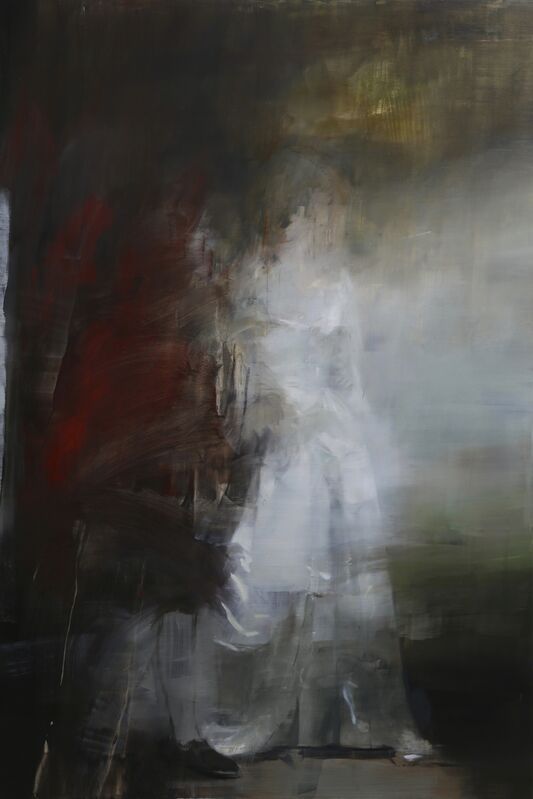 Jake Wood-Evans, ‘Sir Christopher and Lady Sykes, after Romney’, 2019, Painting, Oil on linen., Unit London