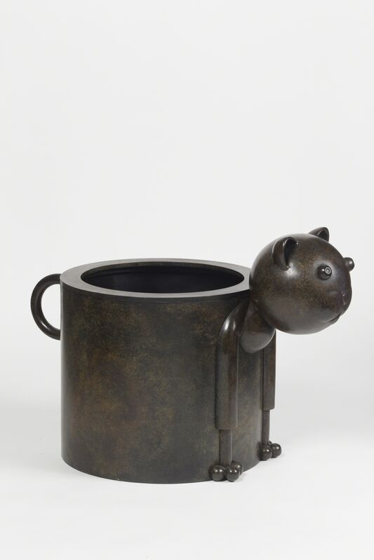 Jean-Marie Fiori, ‘Pair of Chat-Pot ’, 2013, Sculpture, Bronze, Galerie Dumonteil