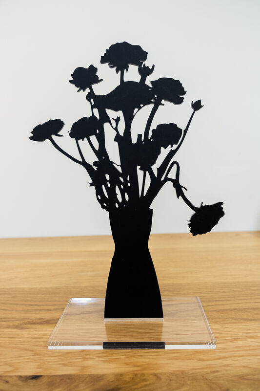 Joana P. Cardozo, ‘Red Ranunculus’, 2019, Sculpture, Black matte acrylic, Foto Relevance