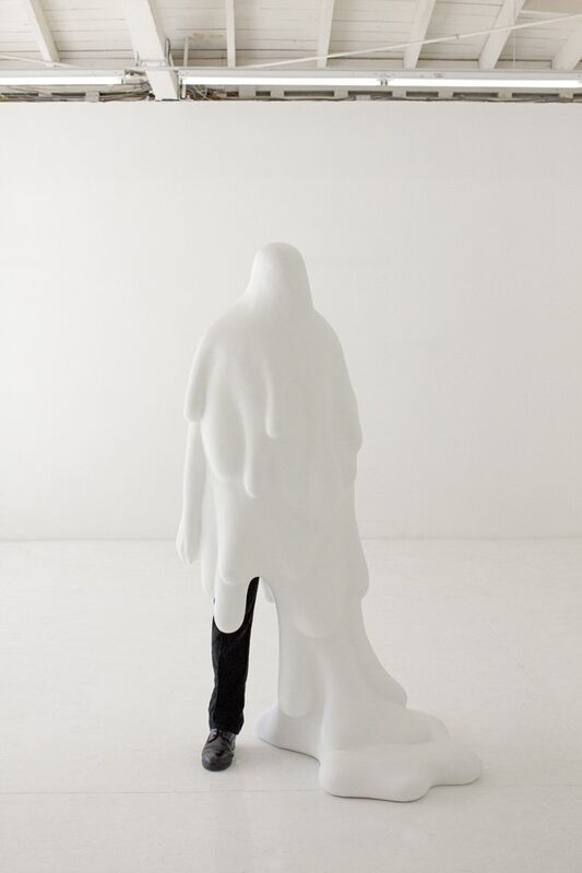 Daniel Arsham, ‘Standing Figure with Drip’, 2011, Sculpture, Fiberglass, Paint, Joint Compound, Mannequin, Fabric and Shoe, John Wolf Art Advisory & Brokerage 
