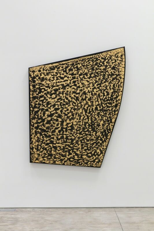 James Nares, ‘Wooster’, 2019, Painting, 22k gold leaf on Evolon, Kasmin