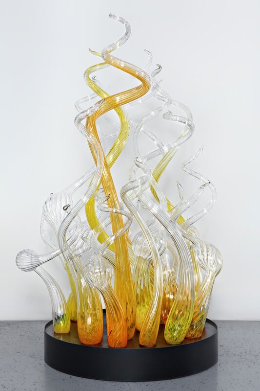 Dale Chihuly, ‘Tabletop Chandelier ’, 2001, Sculpture, Hand Blown Glass and Steel Base, Latin Art Core