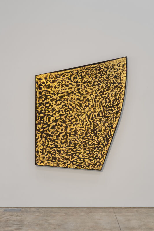 James Nares, ‘Wooster’, 2019, Painting, 22k gold leaf on Evolon, Kasmin