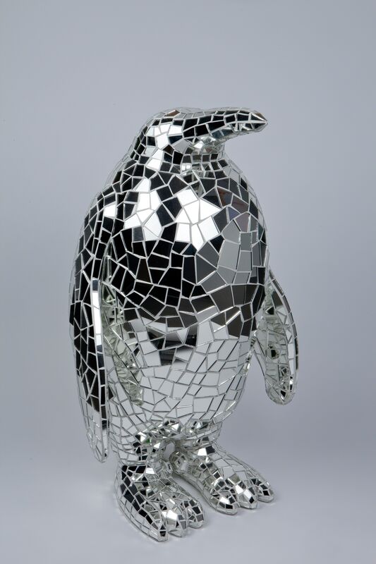 Tomballe, ‘Penguin (mirror)’, Sculpture, Sculpture, Galerie Van der Planken