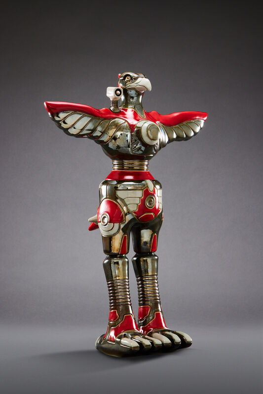 Bing-yan Hsieh, ‘幻象系列・飛鷹 Mirage Flying Eagle’, 2019, Sculpture, 陶瓷 陶瓷釉 Glazed Ceramics, Der-Horng Art Gallery