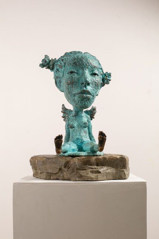 Alina Bachurina, ‘Gnossienne  3’, 2020, Sculpture, Bronze, stone, Triptych Art Gallery 