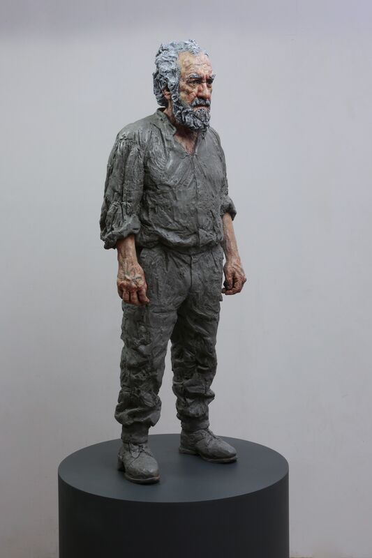 Sean Henry, ‘Standing Man ’, 2016, Sculpture, Bronze and exterior paint, Osborne Samuel