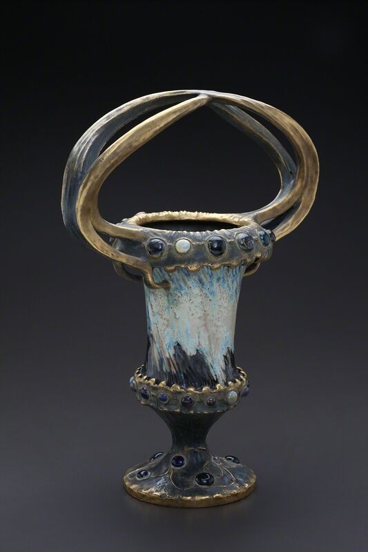 Amphora, ‘Gilded Chalice’, 1904, Design/Decorative Art, Hard Earthenware, Jason Jacques Gallery