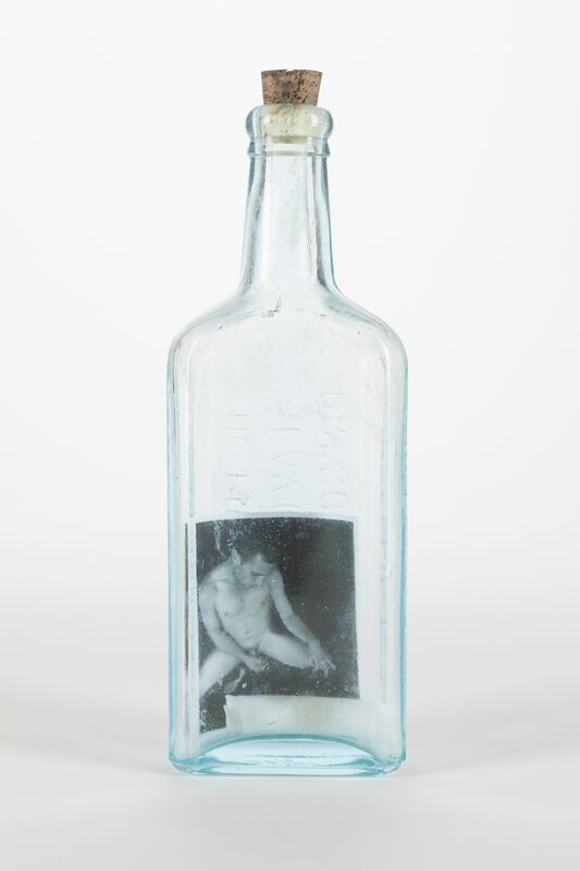 Don Joint, ‘Boys in a Bottle: Favorite’, N/A, Sculpture, Assemblage with found objects & photograph, Childs Gallery
