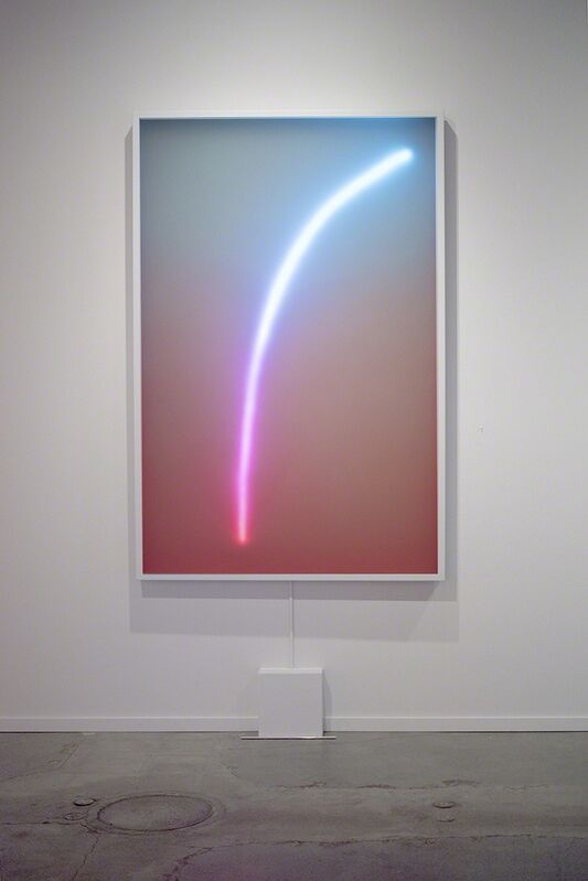 Peter Gronquist, ‘Mimic’, 2019, Painting, Acrylic, enamel and custom programmed LEDs, Winston Wächter Fine Art