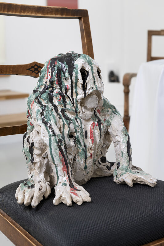 Andrea Scholze, ‘Untitled (Self portrait as a frog)’, 2018, Sculpture, Ceramic, QB Gallery