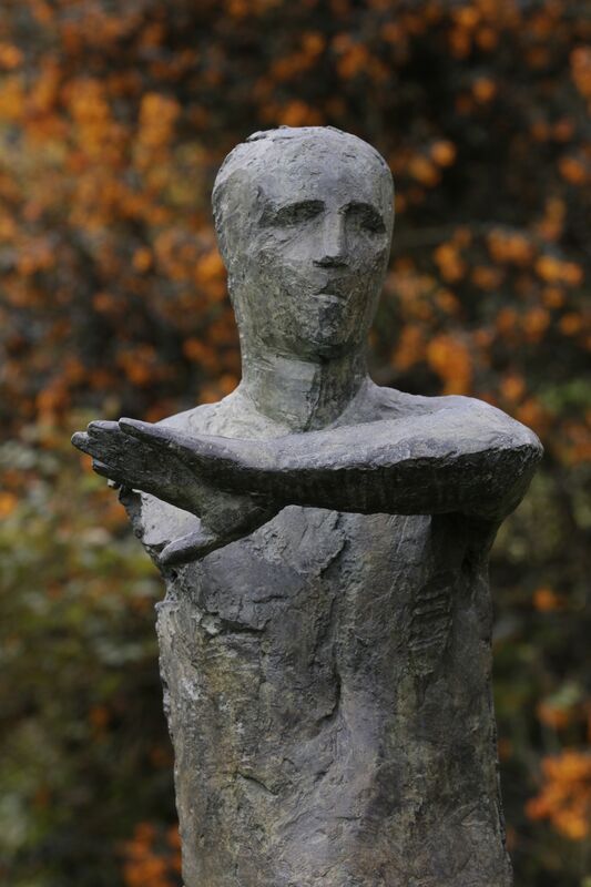 Anthony Abrahams, ‘Man with Raised Arm’, 1998, Sculpture, Bronze, Pangolin London