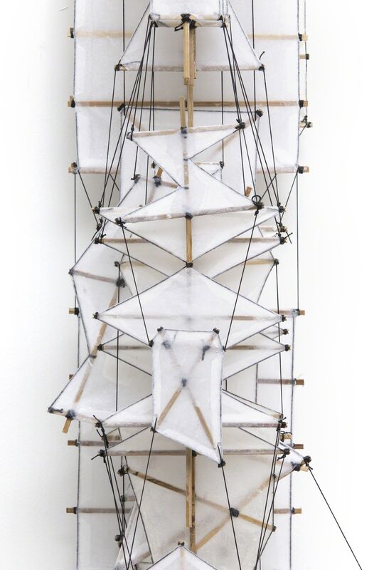 Jacob Hashimoto, ‘This Universal Engine’, 2019, Painting, Wood, acrylic, bamboo, paper and dacron, MAKASIINI CONTEMPORARY