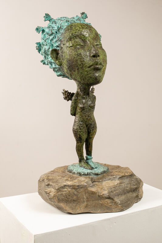 Alina Bachurina, ‘Gnossienne 6’, 2020, Sculpture, Bronze, stone, Triptych Art Gallery 